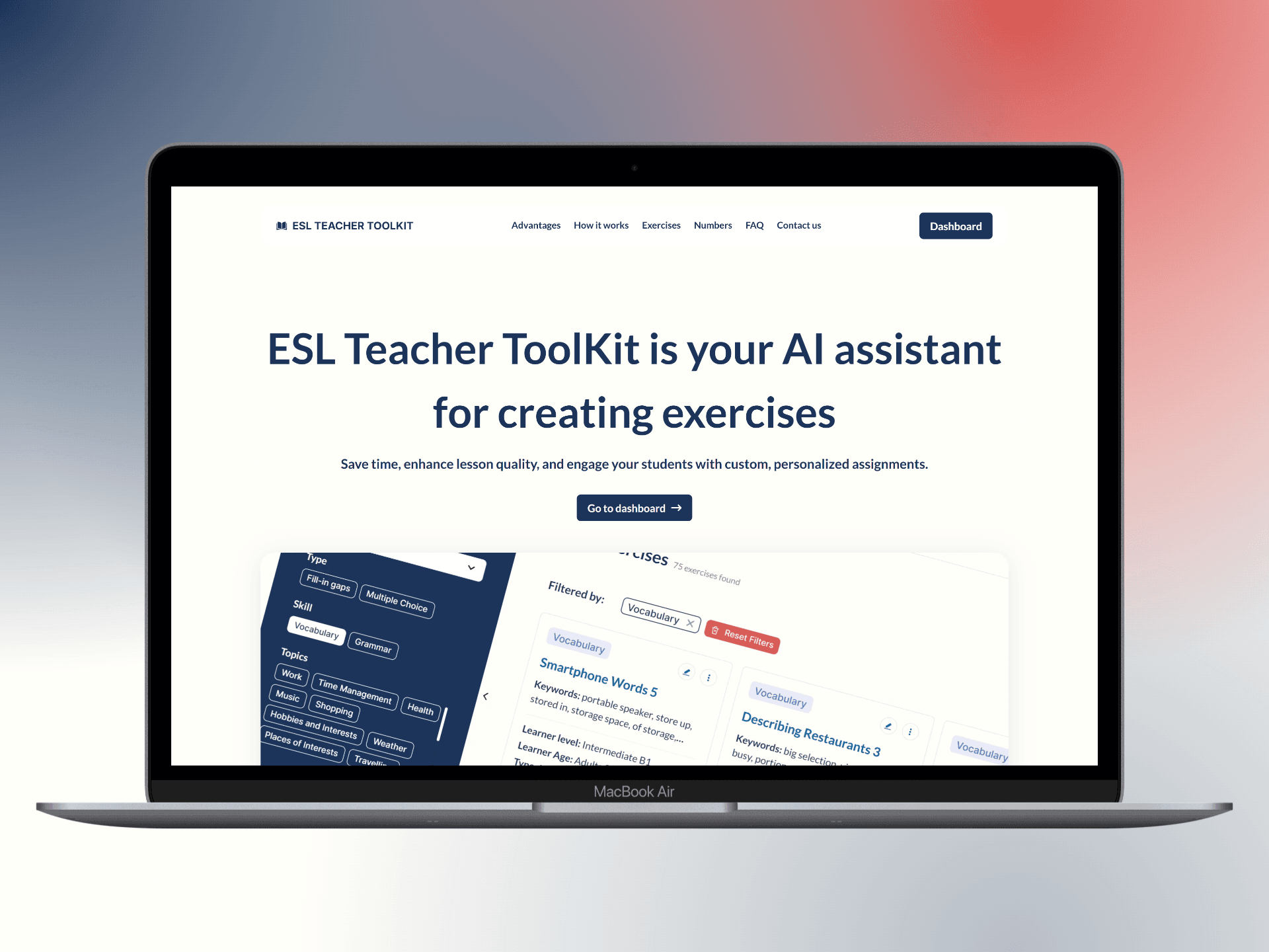 AI ESL Teacher Toolkit screenshot 1